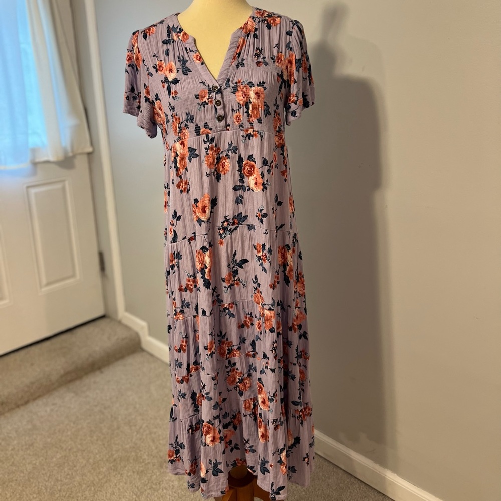 Knox Rose Target Floral Dress with Buttons